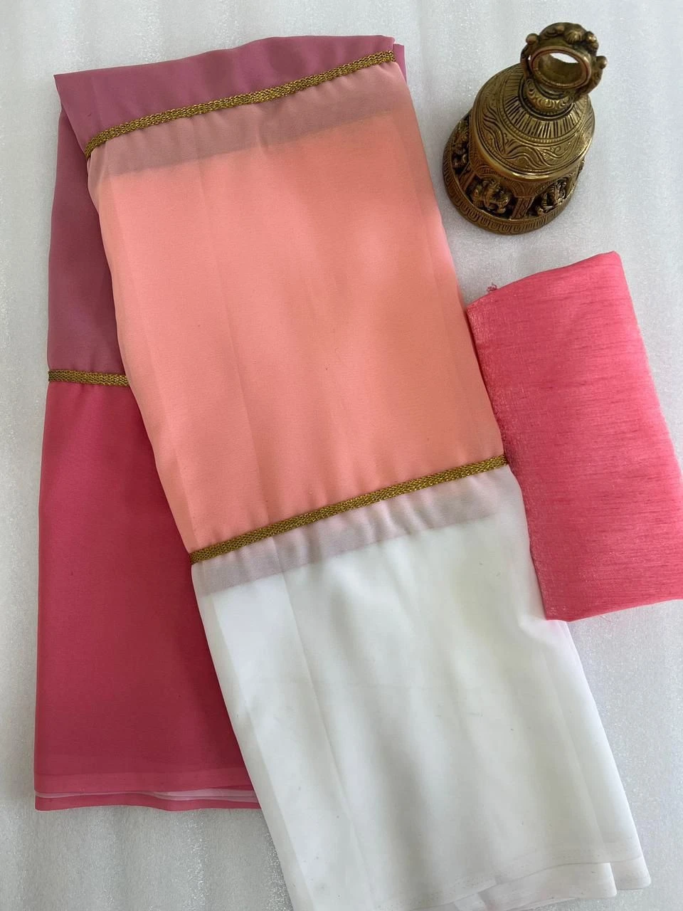 Vardan Ethnic Bt-1212 Soft Georgette Wholesale Fancy Sarees Catalog — Wholesale Sarees, MPA wholesale from Surat - Gallery Image 4